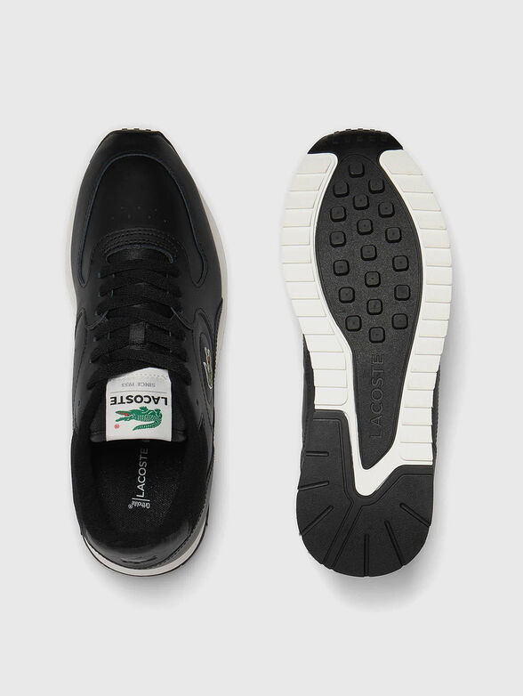 LINETRACK 2231 leather sneakers with logo detail  - 6
