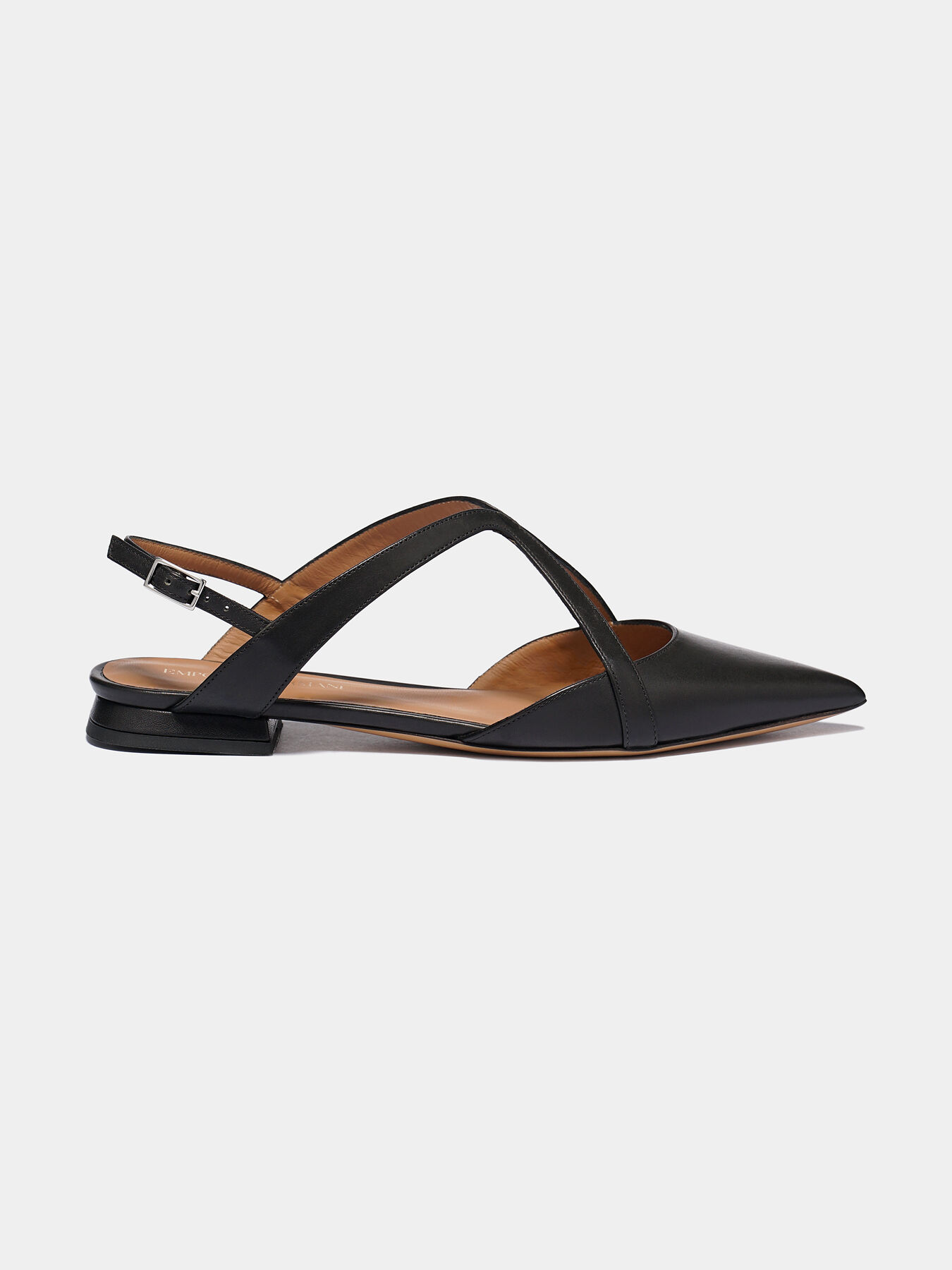 Pointed ballerina shoes brand EMPORIO ARMANI Globalbrandsstore
