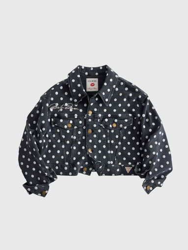 Dot cropped jacket - 5