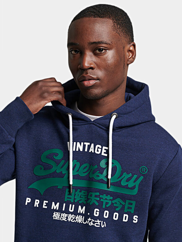 Sweatshirt in blue color - 2
