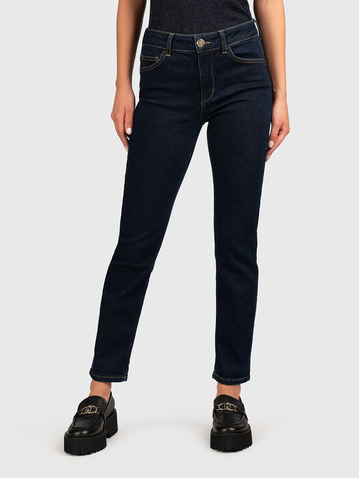 Dark blue jeans