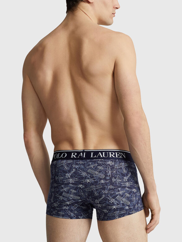 Cotton blend trunks with print - 3
