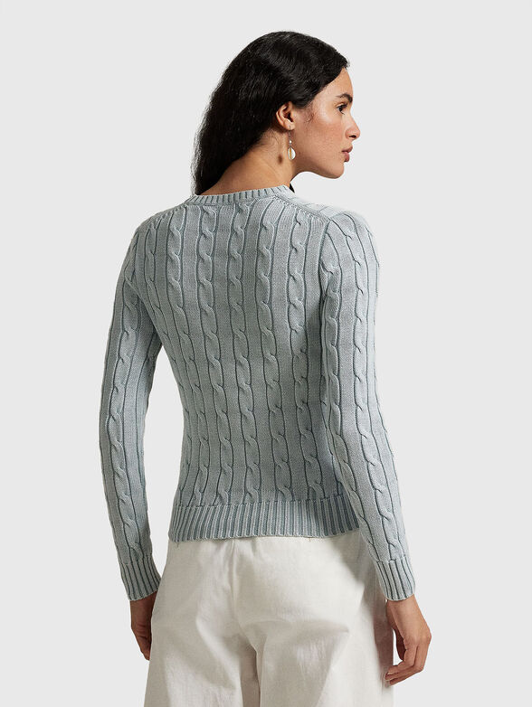 Cotton crewneck sweater - 3