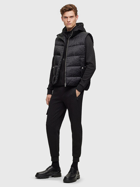 Gilet with monogram logo effect - 2