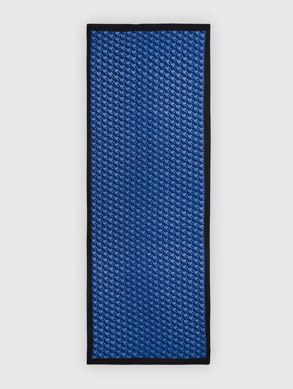 Multicolour scarf with logo print - 3