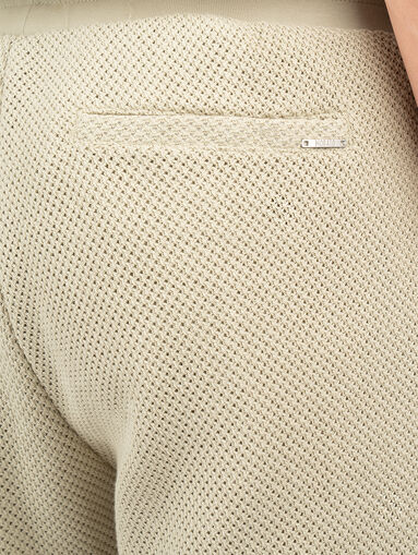 Coton blend shorts - 4