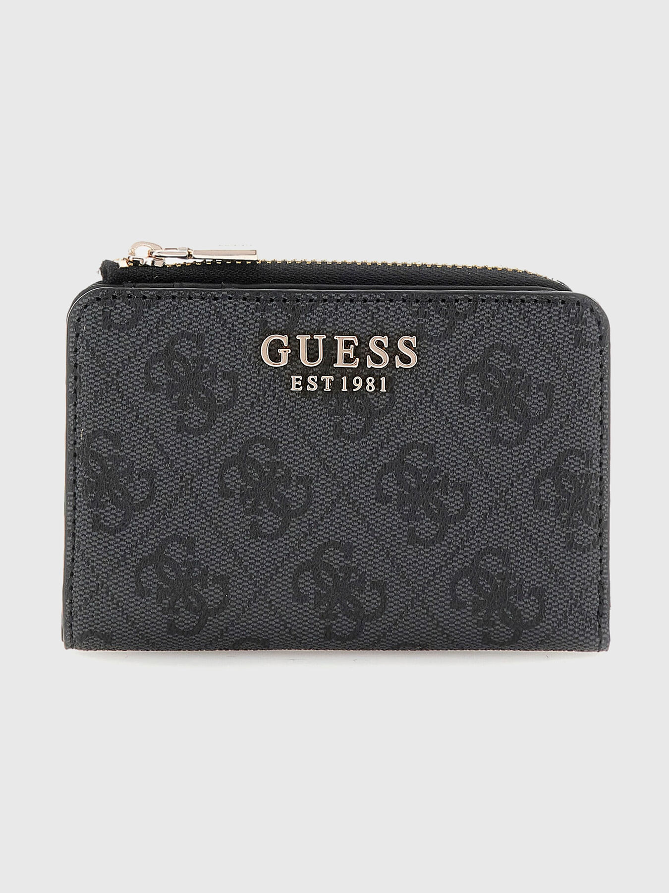 LAUREL small wallet with monogram print brand GUESS Globalbrandsstore en