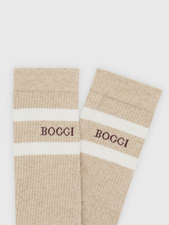 Logo striped socks - 2