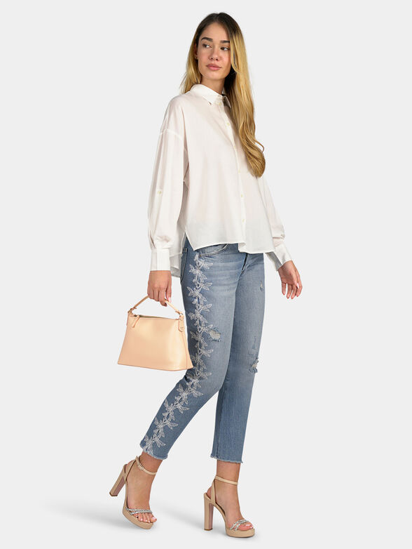 Jeans with embroidery - 4