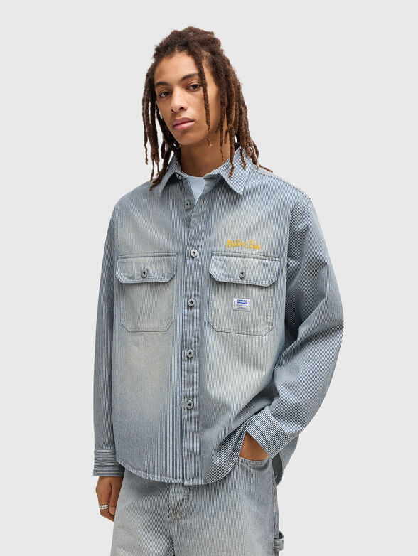 Oversized denim shirt - 1