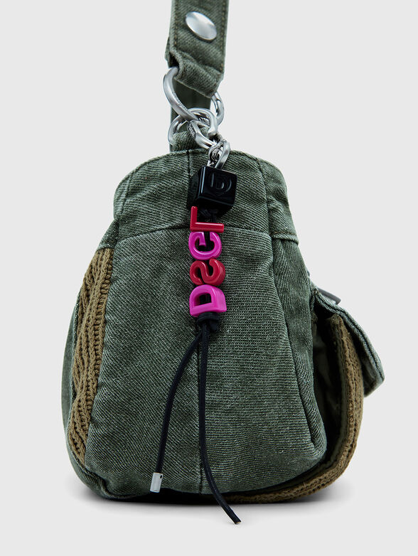 Small denim bag with pockets - 5