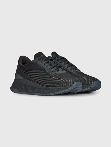 Black sneakers with rubberised details - 3