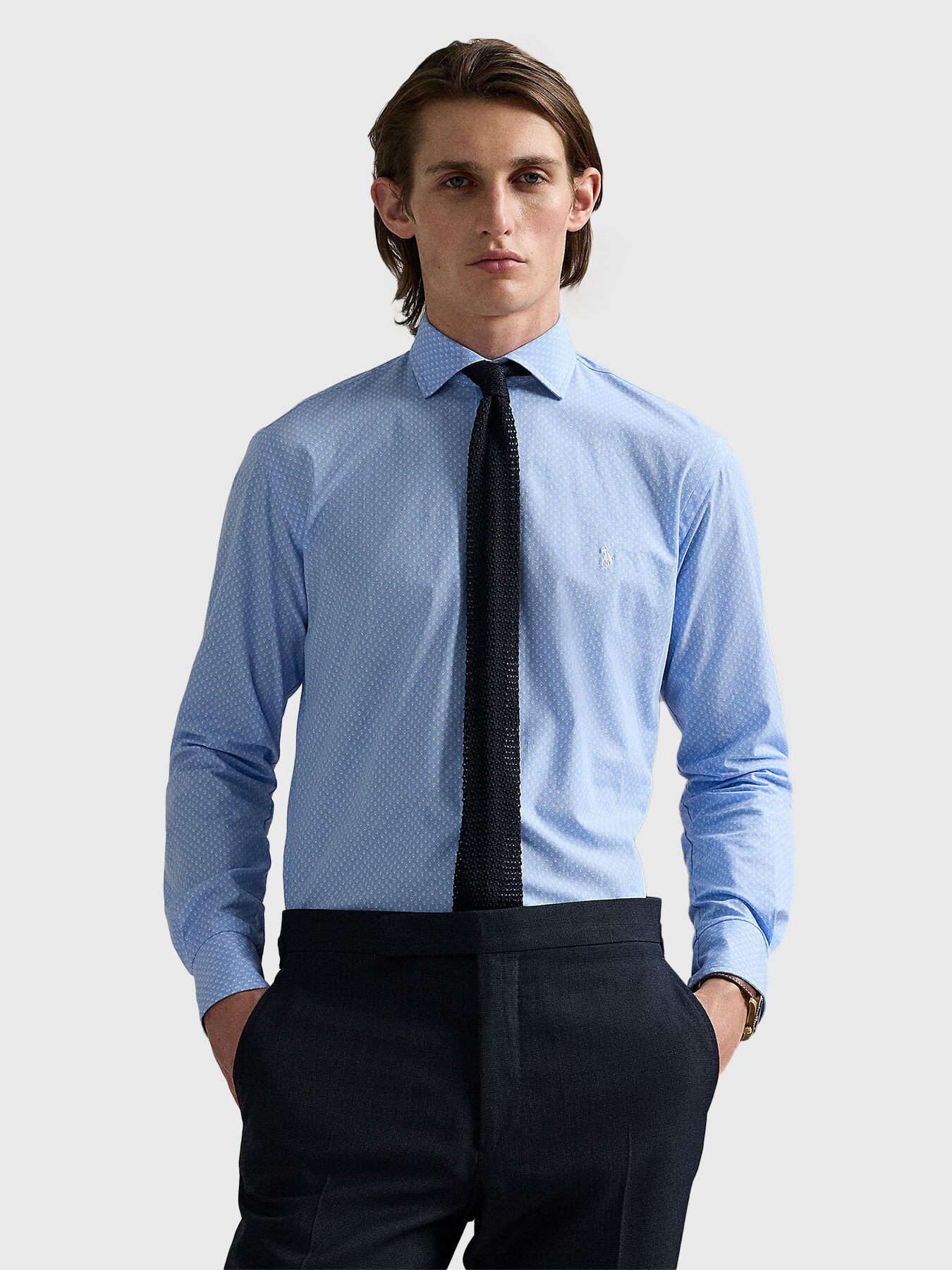 Printed cotton poplin shirt brand POLO RALPH LAUREN