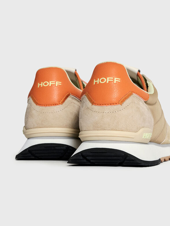 BENARES textile and suede sneakers - 3