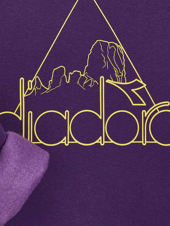 Unisex sweatshirt with logo print - 4