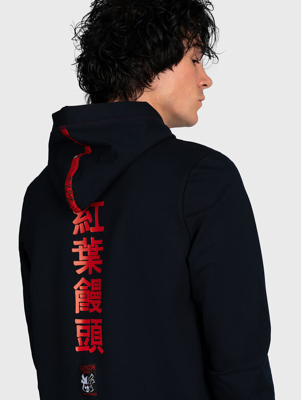 H017 sweatshirt with accent print  - 3