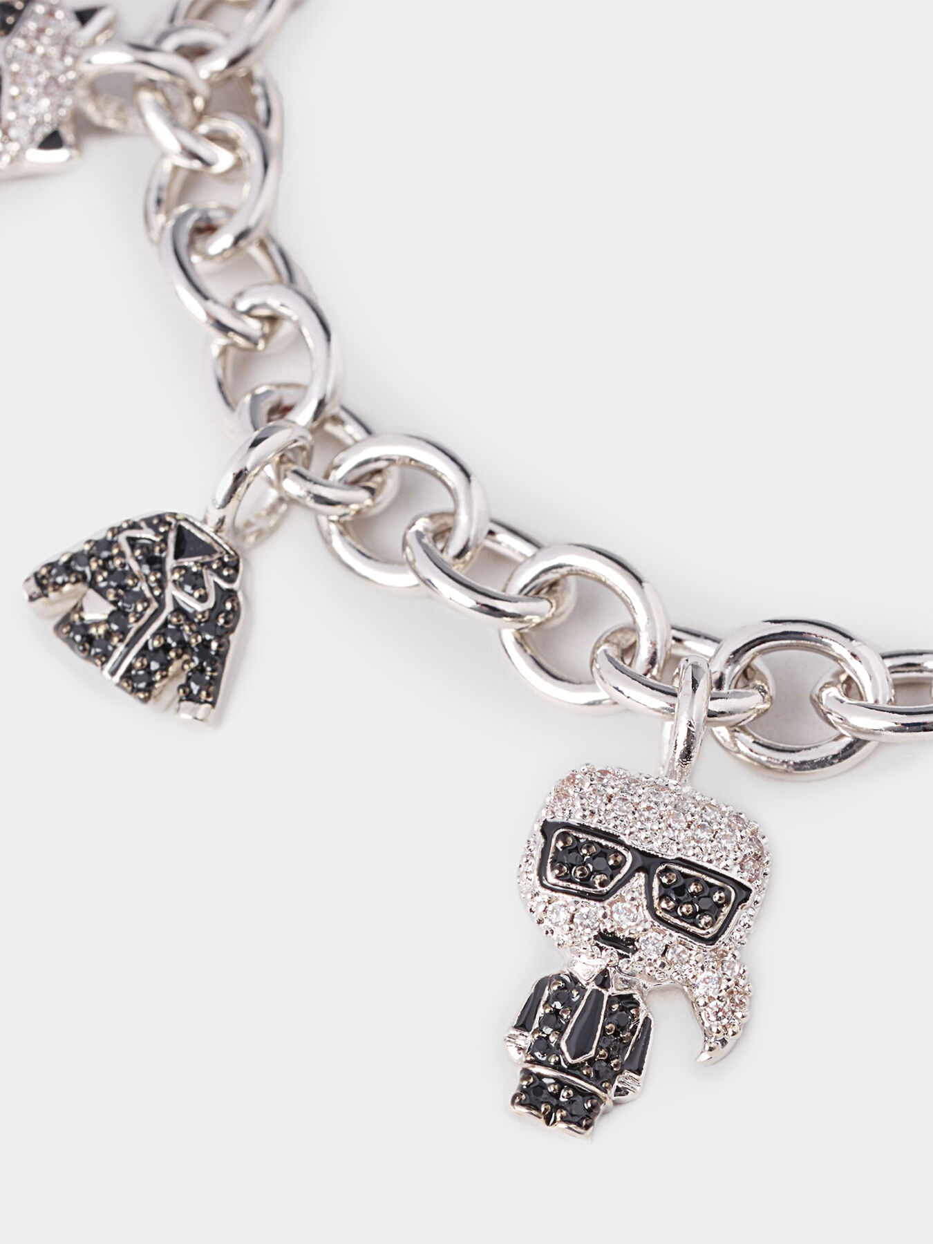 K/Ikonik Charm gold-color bracelet brand Karl Lagerfeld