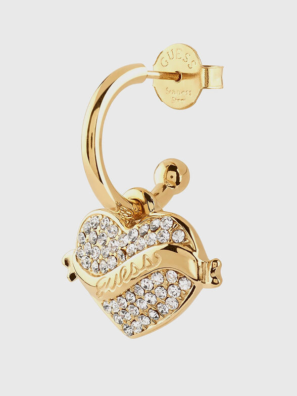 HEART earrings in gold - 4