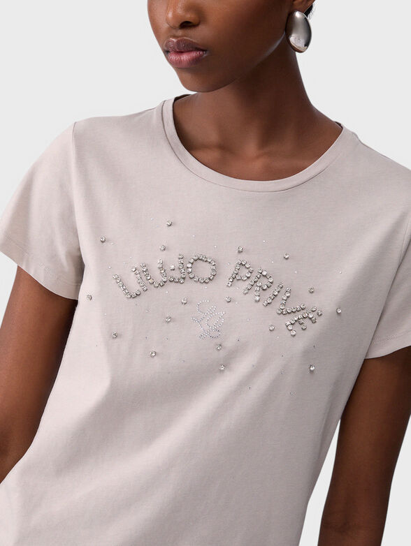 Cotton t-shirt with logo - 4