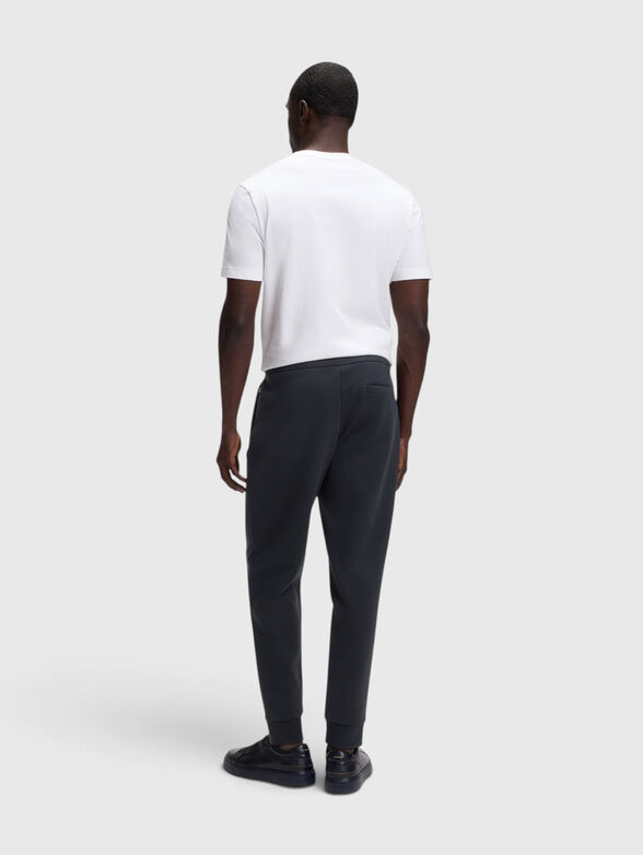 Cotton blend sweatpants with a monogram logo - 2
