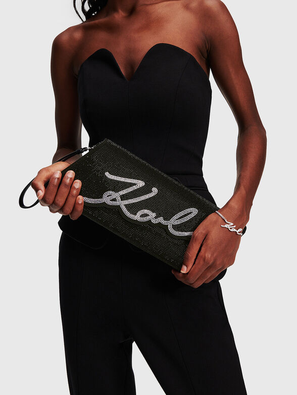 K/EVENING clutch with rhinestones - 2