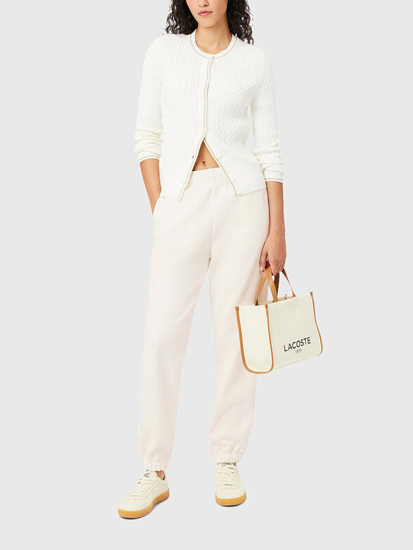 Sports trousers with zip at the legs - 6