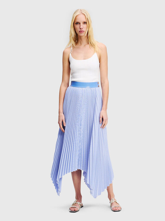 Asymmetric pleated skirt - 1