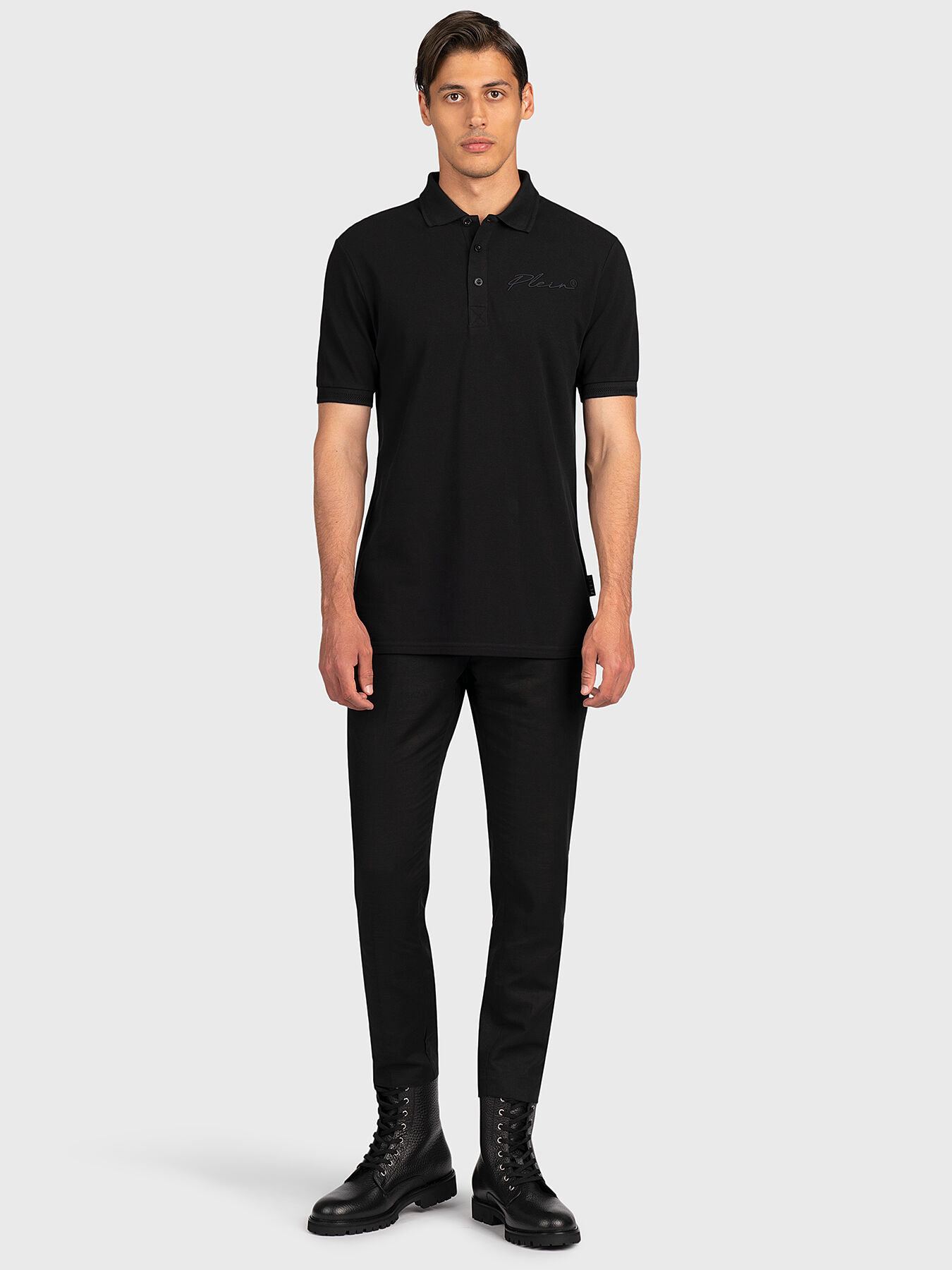Polo shirt with signature brand PHILIPP PLEIN