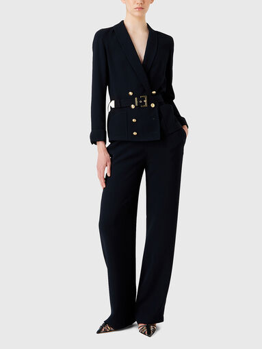 Trousers in dark blue - 5