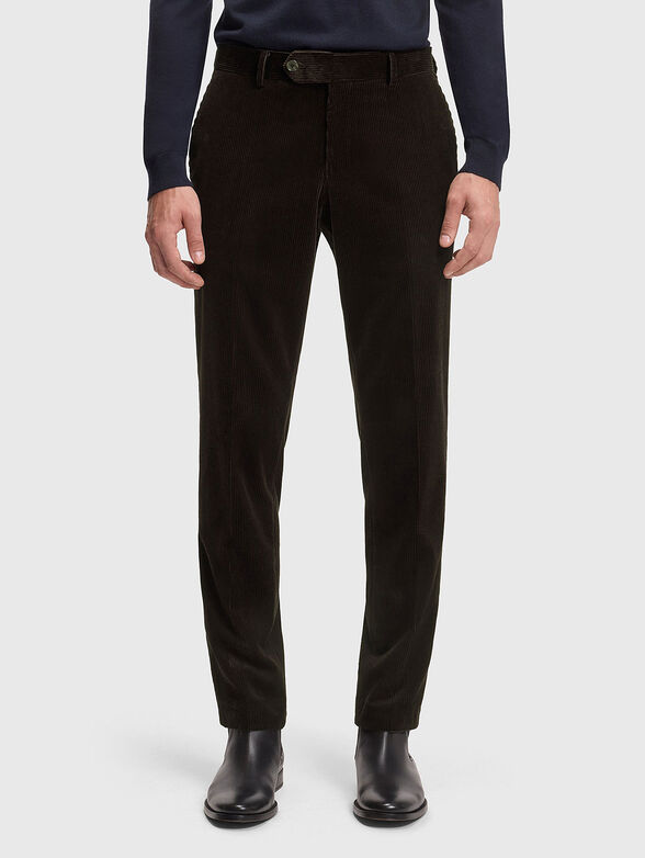 Slim denim trousers - 1