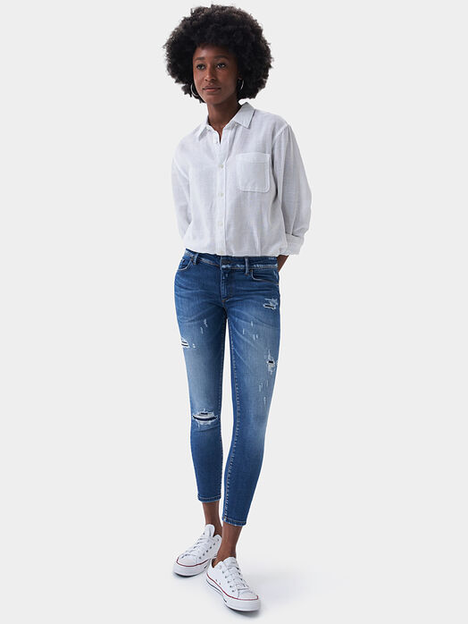 WONDER cropped skinny jeans