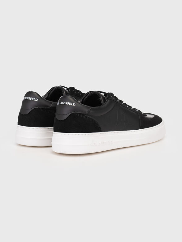 T/KAP M'GRAM leather sneakers with logo details - 3