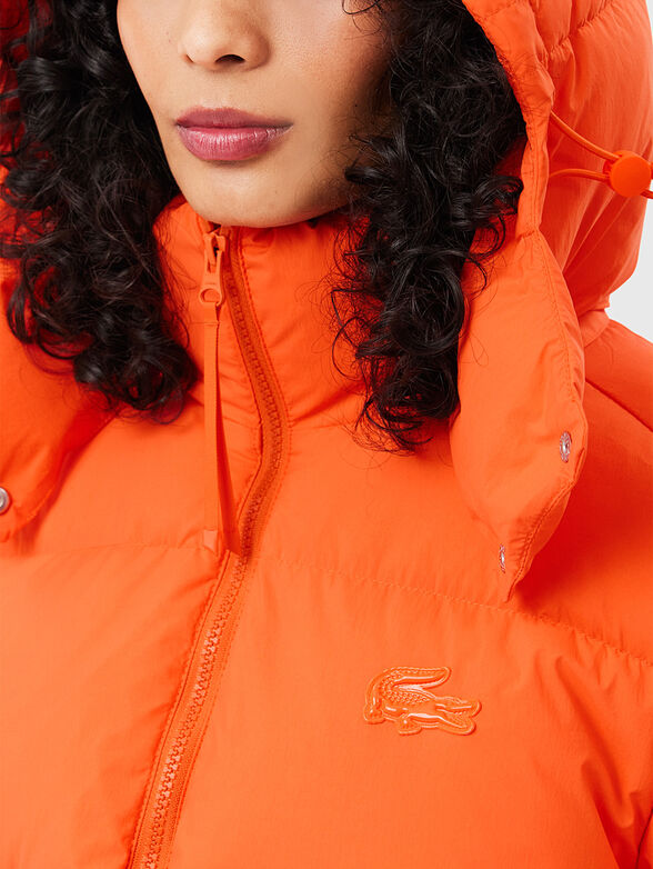 Padded jacket with logo - 4