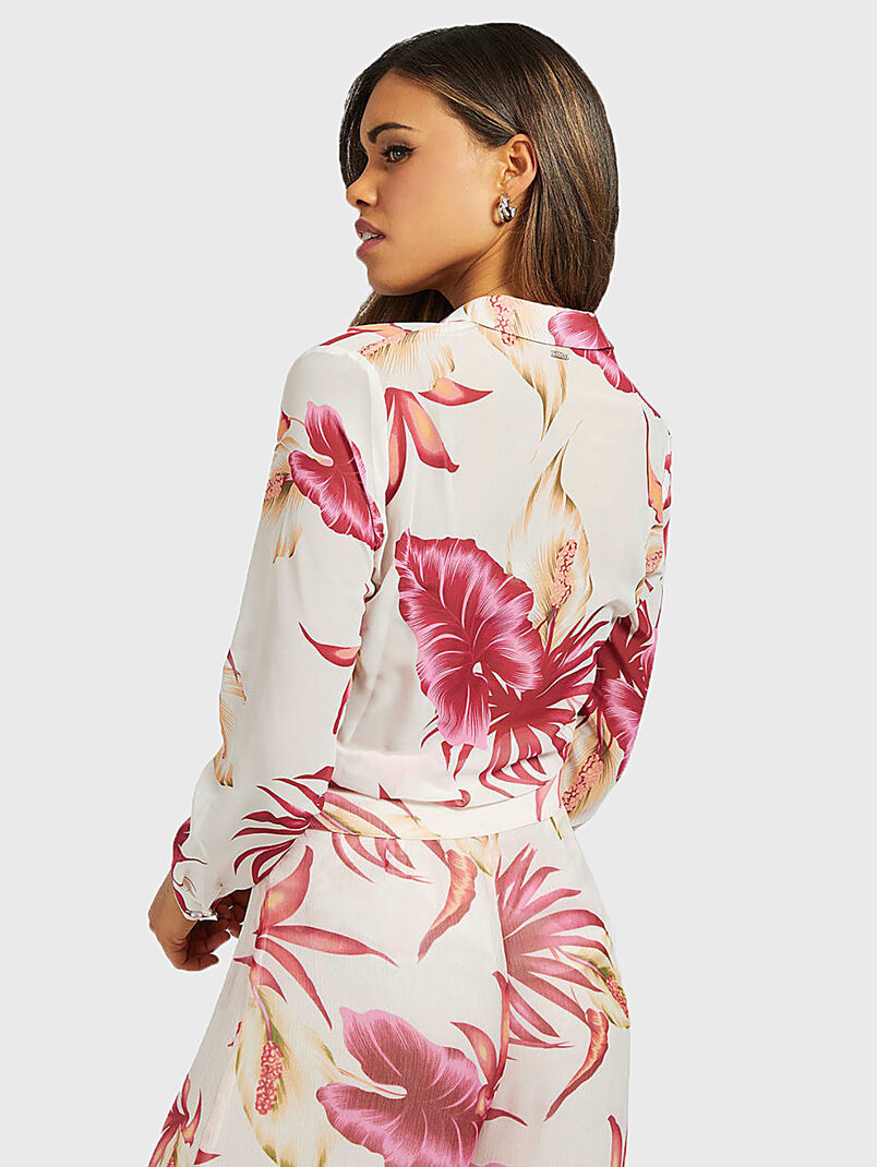 CLOUIS Shirt with floral print - 3