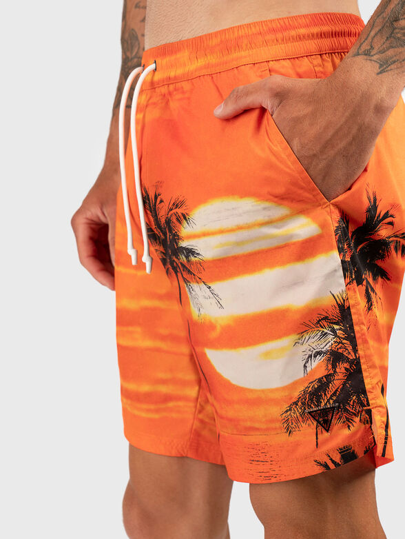 Beach shorts with logo - 3