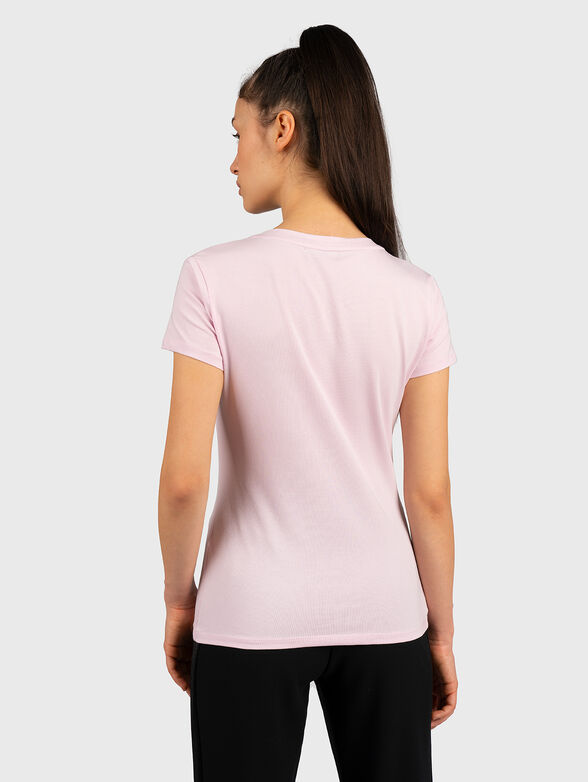 Black T-shirt with applied rhinestones - 3