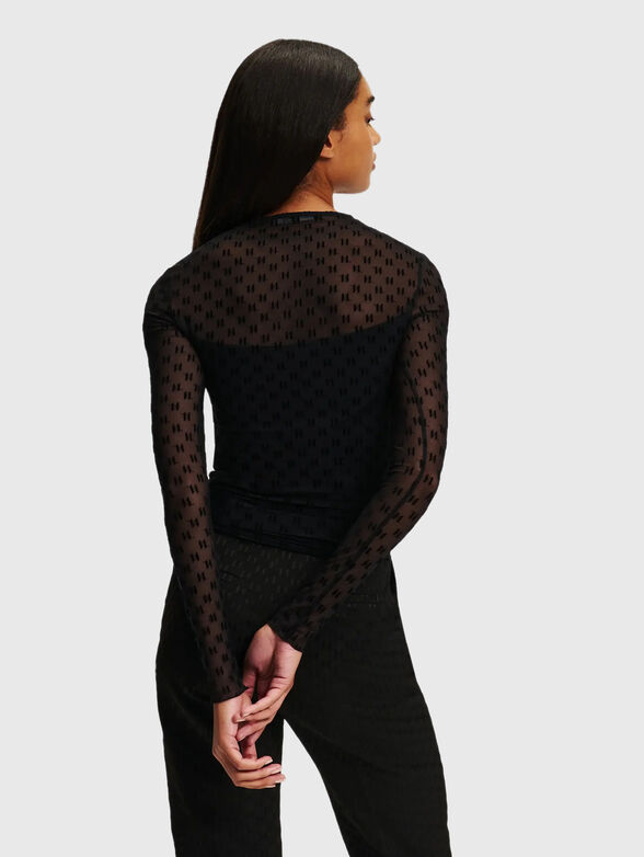 Blouse with monogram details - 3