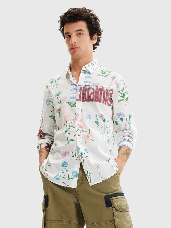 CAM shirt with floral print - 1