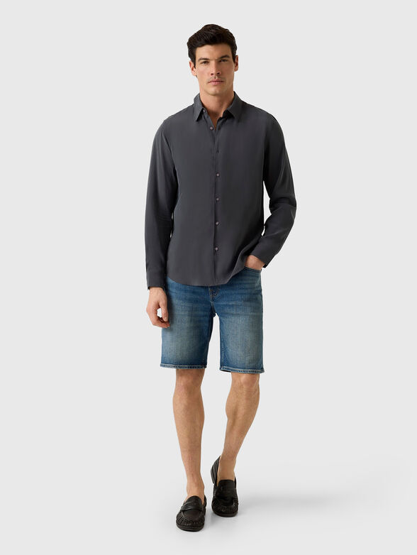 Denim shorts - 4
