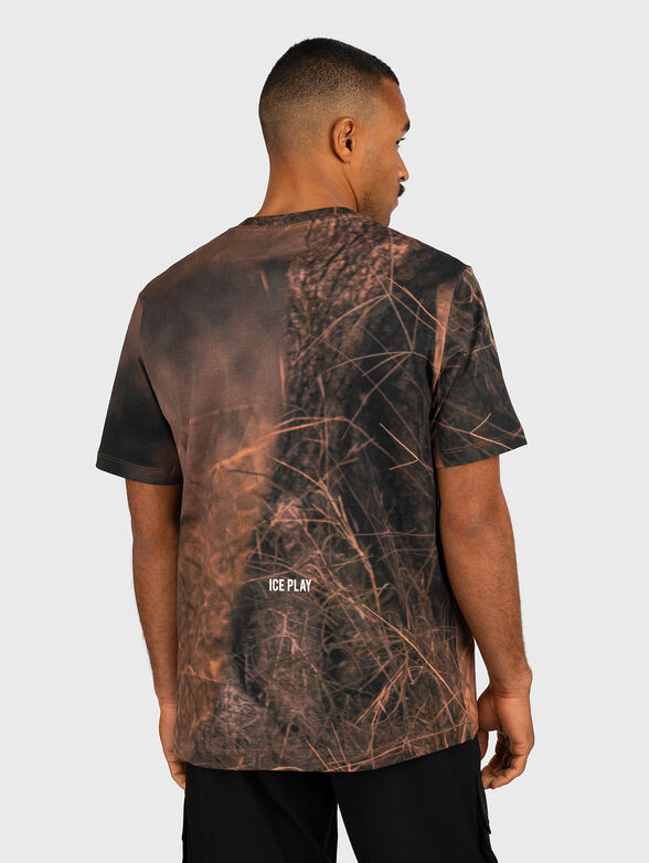 Cotton T-shirt with animal print - 2