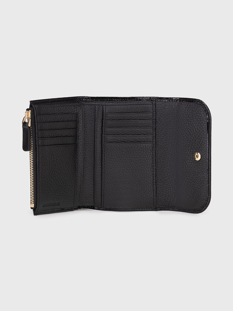 Patent wallet in black - 3