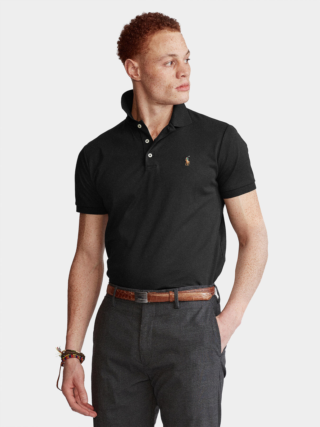 Tシャツ・カットソー Ralph Lauren Logo embroidery polo shirt (710713130 007) 710713130 SS22 T-shirts OLIVEN from Polo Ralph Lauren 67 EUR