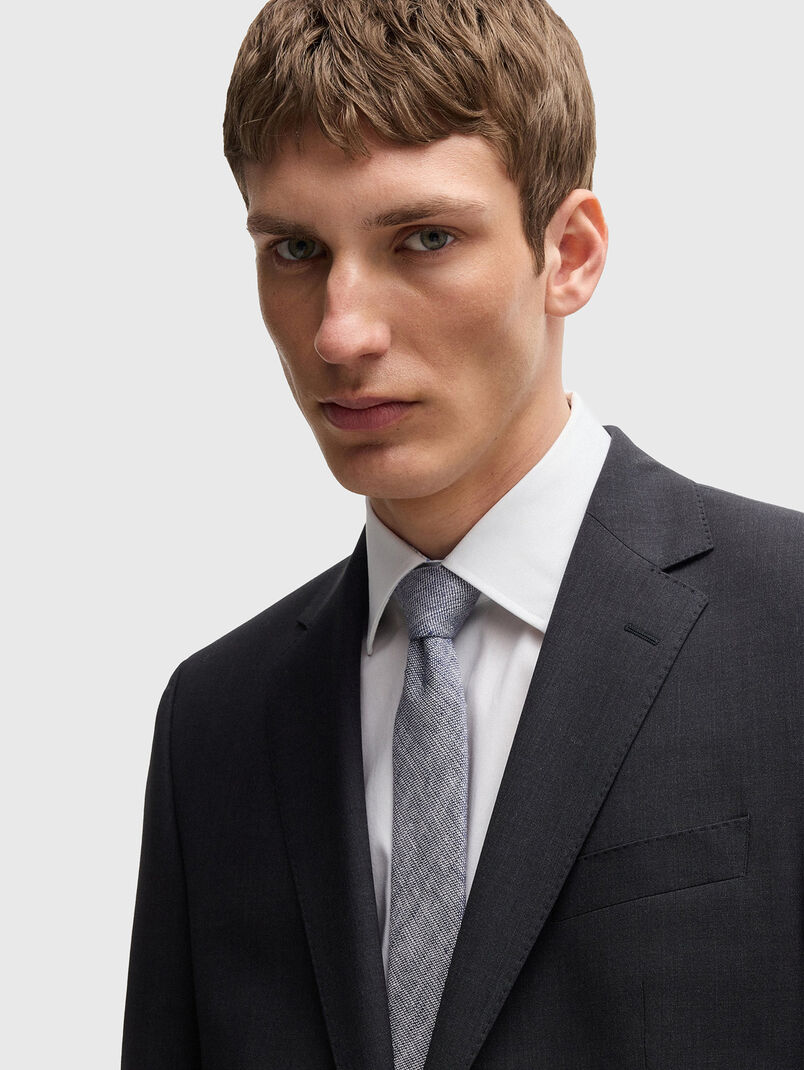 Tie in beige colour - 3