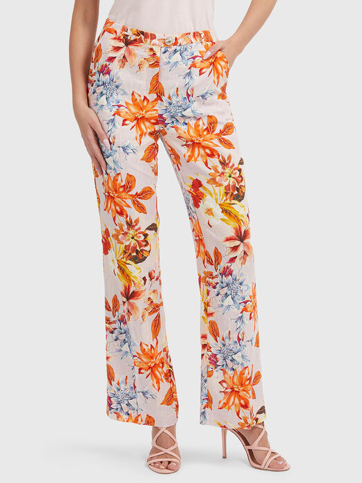 HAFA floral print trousers