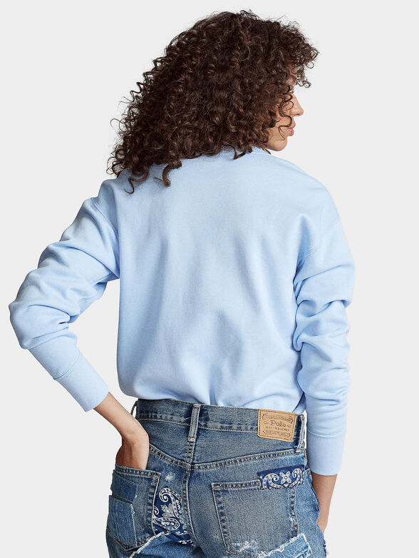 Sweatshirt with logo embroidery - 3