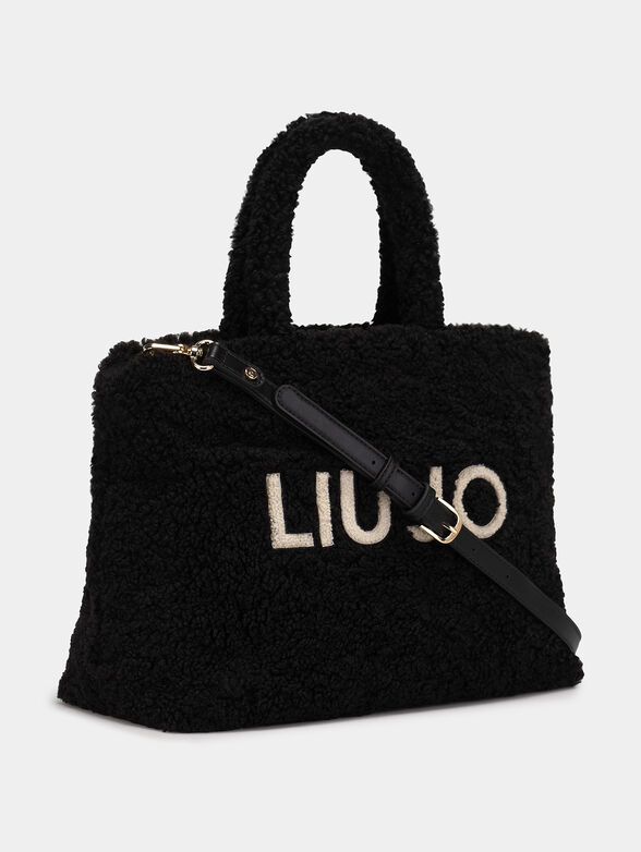 Shopper bag with plush texture - 5