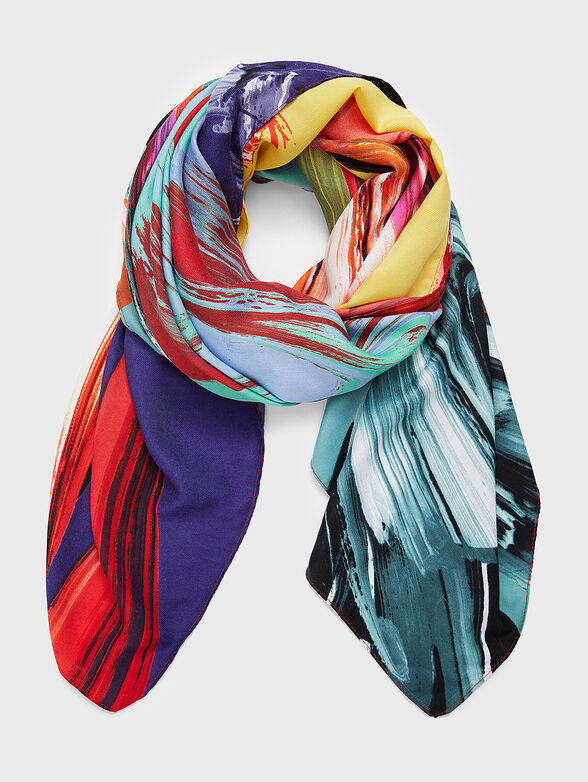 UNBREAKABLE Square scarf with art print - 1