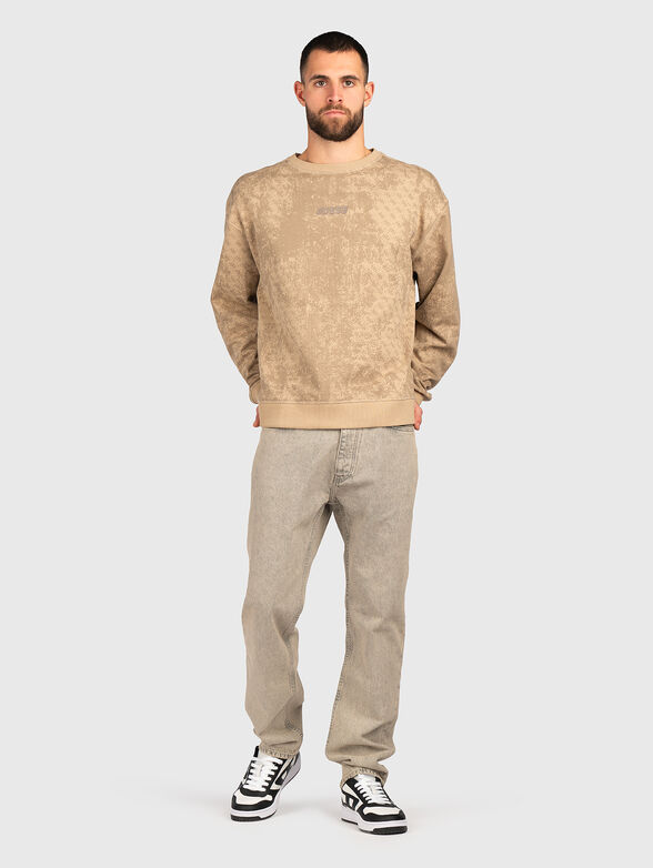 Cotton sweatshirt with 4G logo print - 2