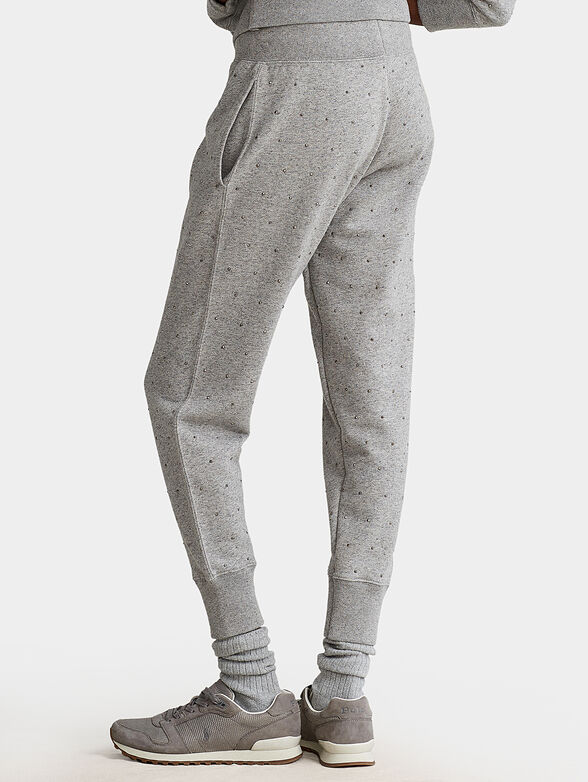 Sports pants with decorations - 4