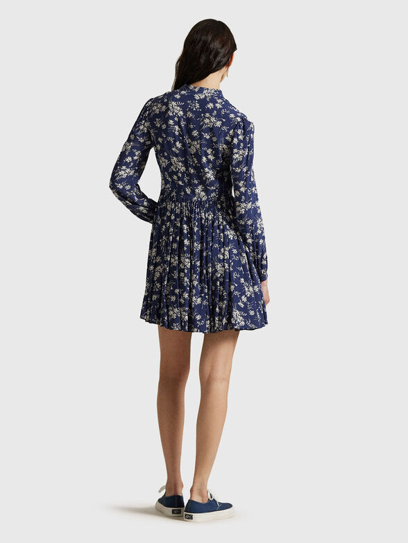 Mini dress with floral motifs - 2